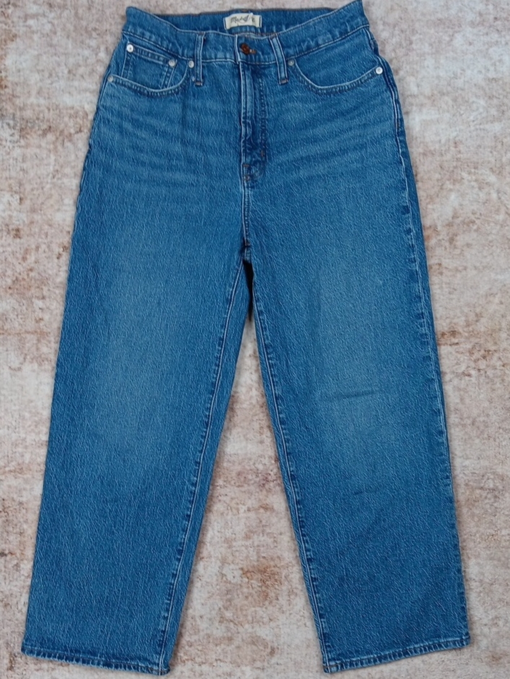 Madewell The Perfect Vintage Wide Leg Crop Jeans Womens Size - Picture 2 of 10